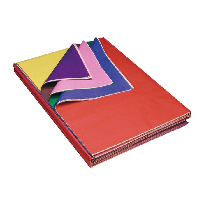Kolorfast Non-Bleeding Craft Tissue Paper, 20 x 30 Inches, Assorted Colors, Pack of 480
