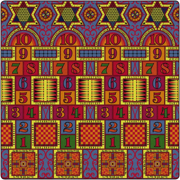 Flagship Carpets Games That Teach Carpet, Square