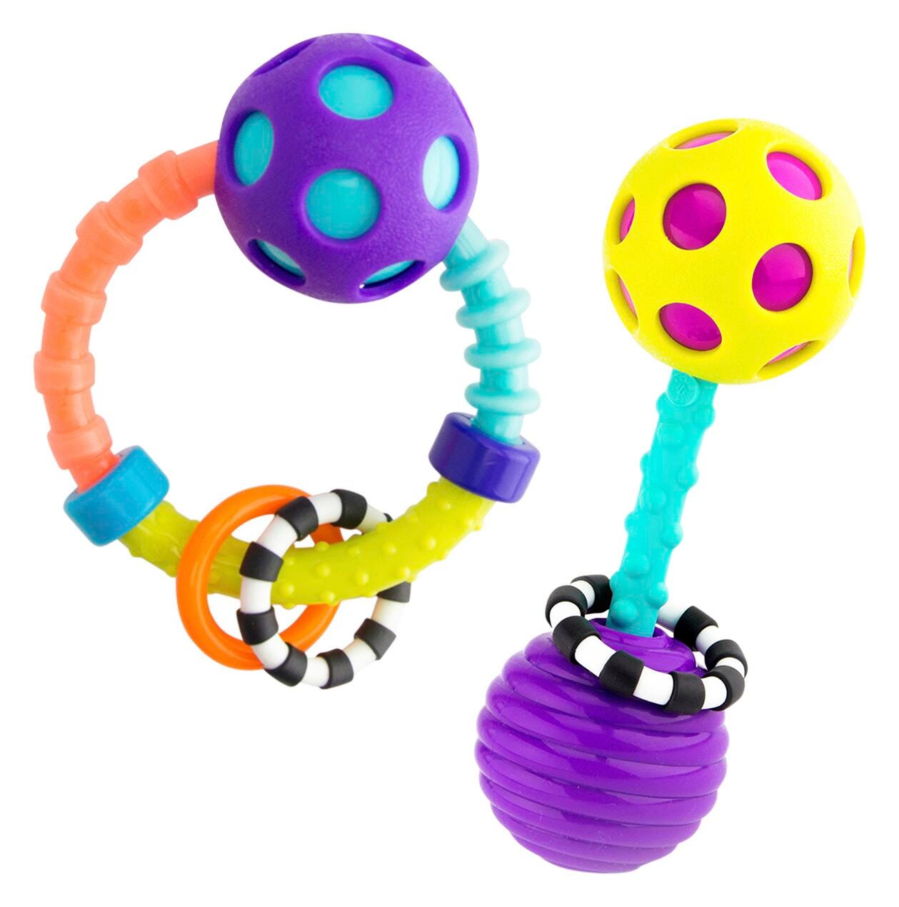 Sassy Baby My First Bend & Flex Rattle Set, 2 Pieces, Item Number 2023471