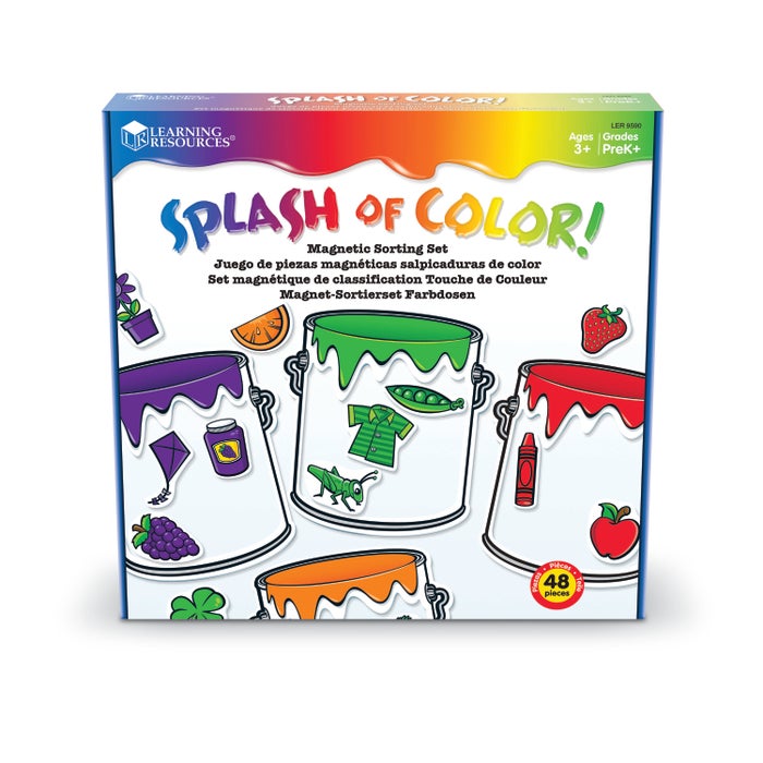 Learning Resources Splash of Color Magnetic Sorting Set, 49 Pieces