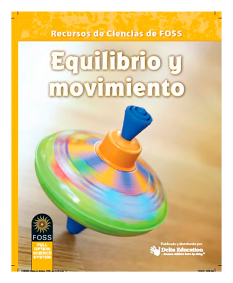 FOSS Third Edition Balance and Motion Science Resources Book, Spanish, Pack of 8, Item Number 1355383