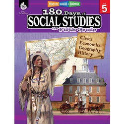 Shell Education 180 Days of Social Studies for Fifth Grade