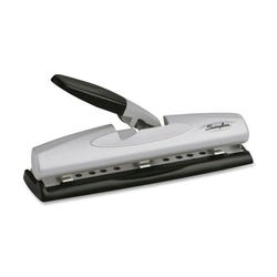 ACCO Swingline LightTouch Adjustable High Capacity Medium Duty Desktop Paper Punch, 9/32 Inches, 20 Sheets