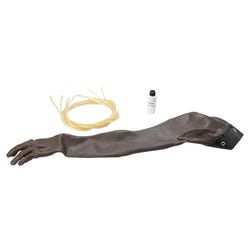 Advanced Venipuncture and Injection Arm: Skin and Vein Replacement Kit, Dark
