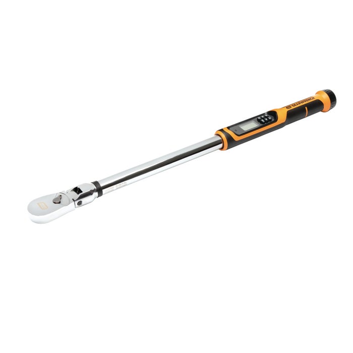 GEARWRENCH 1/2-Inch Flex-Head Electronic Torque Wrench with Angle, 25 to 250 ft-lb