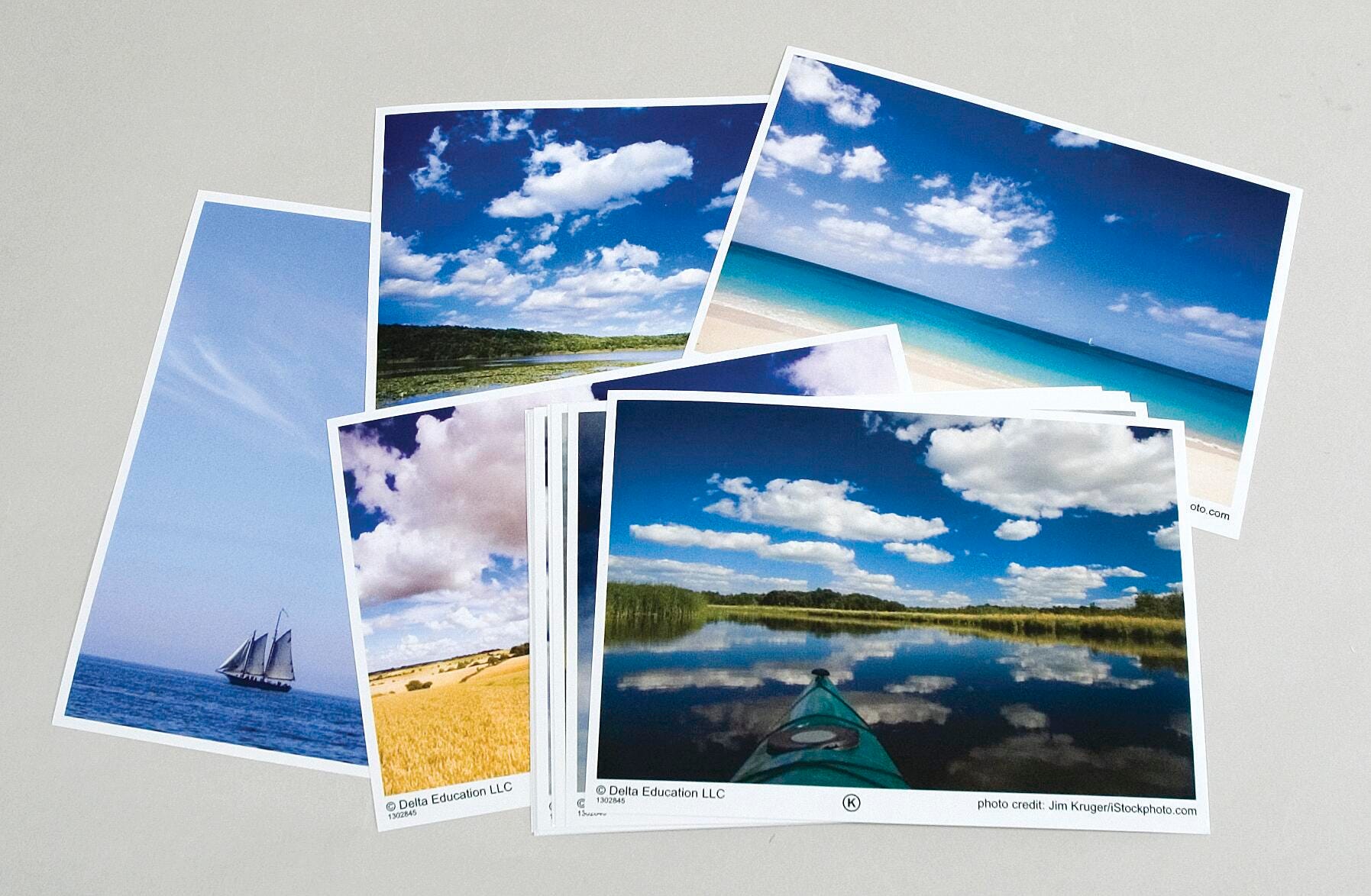 Frey Scientific Classifying Clouds Photo Card Set for Grades 3 to 6, 7 x 5 Inches, Set of 16 1302845
