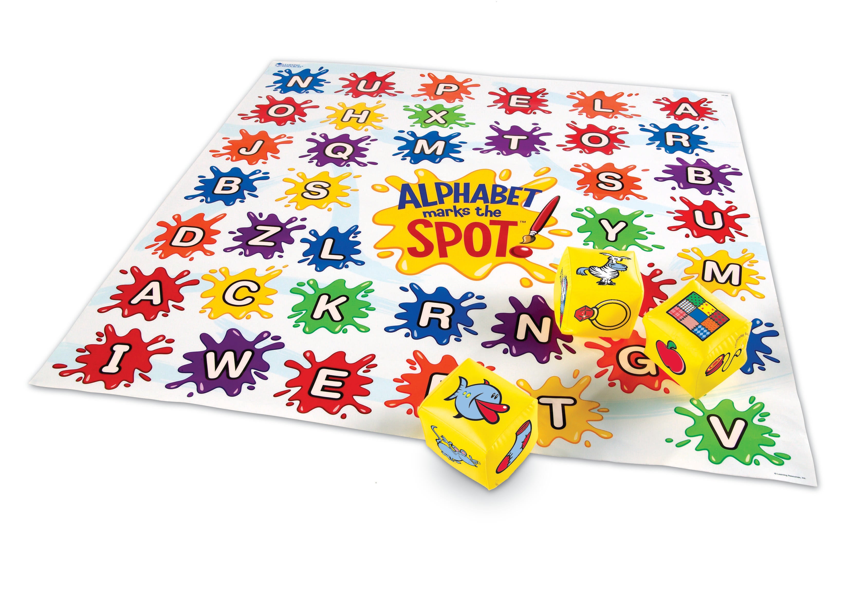 Learning Resources Alphabet Marks the Spot Floor Mat, 54 x 54 Inches 1298848