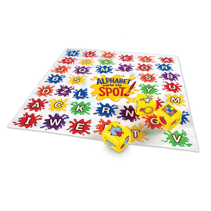 Learning Resources Alphabet Marks the Spot Floor Mat, 54 x 54 Inches