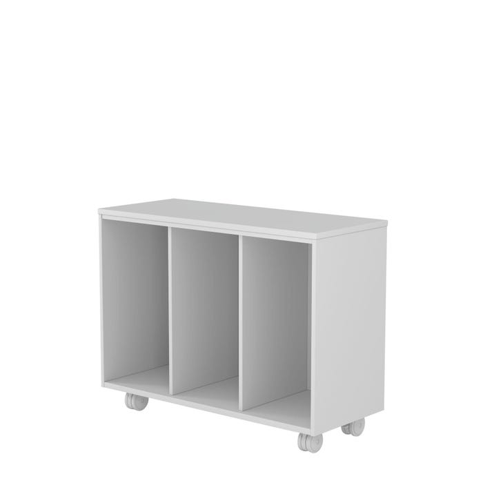 Fleetwood Designer 2.0 Floor Cushion Storage Cabinet, Magnetic Pegboard Back