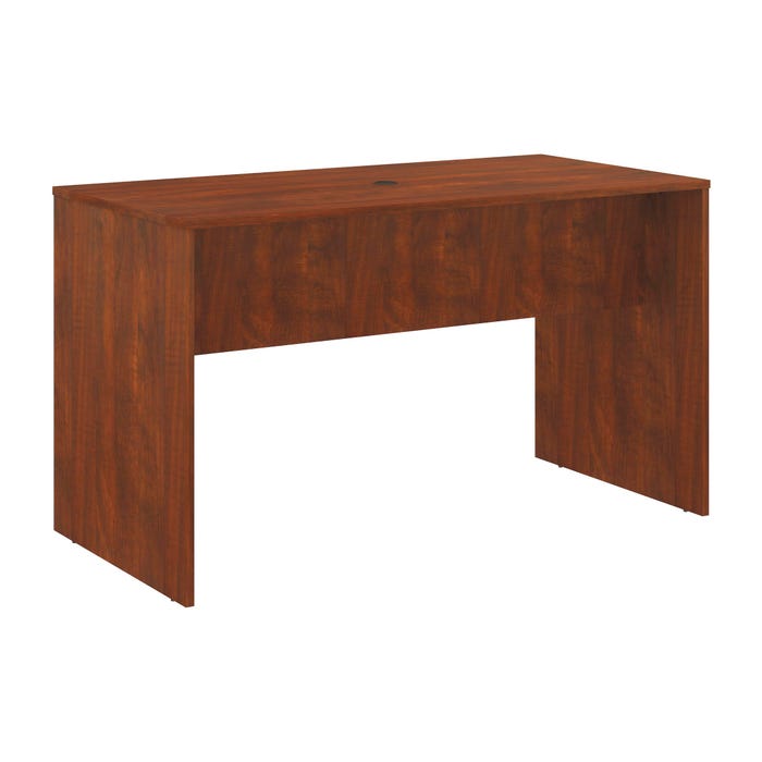 Lorell Essentials Laminate Standing Height Table, 72 x 36 x 41 Inches, Cherry Laminate