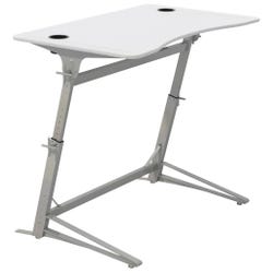 Safco Verve Standing Desk -- Standing Desk w/2 Cup Holders, 47-1/4"x31-3/4"x36"-42",WE 2005684