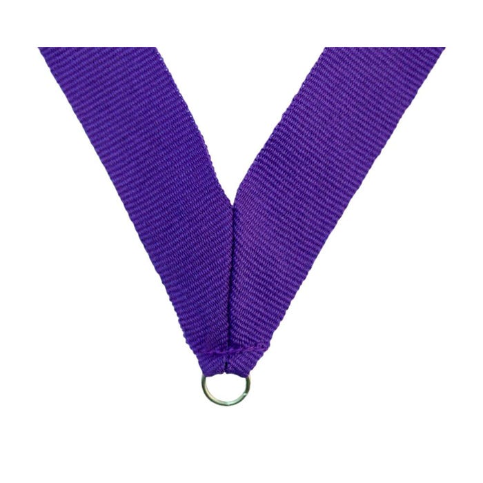 Neck Ribbon, 7/8 x 32 Inches, Purple