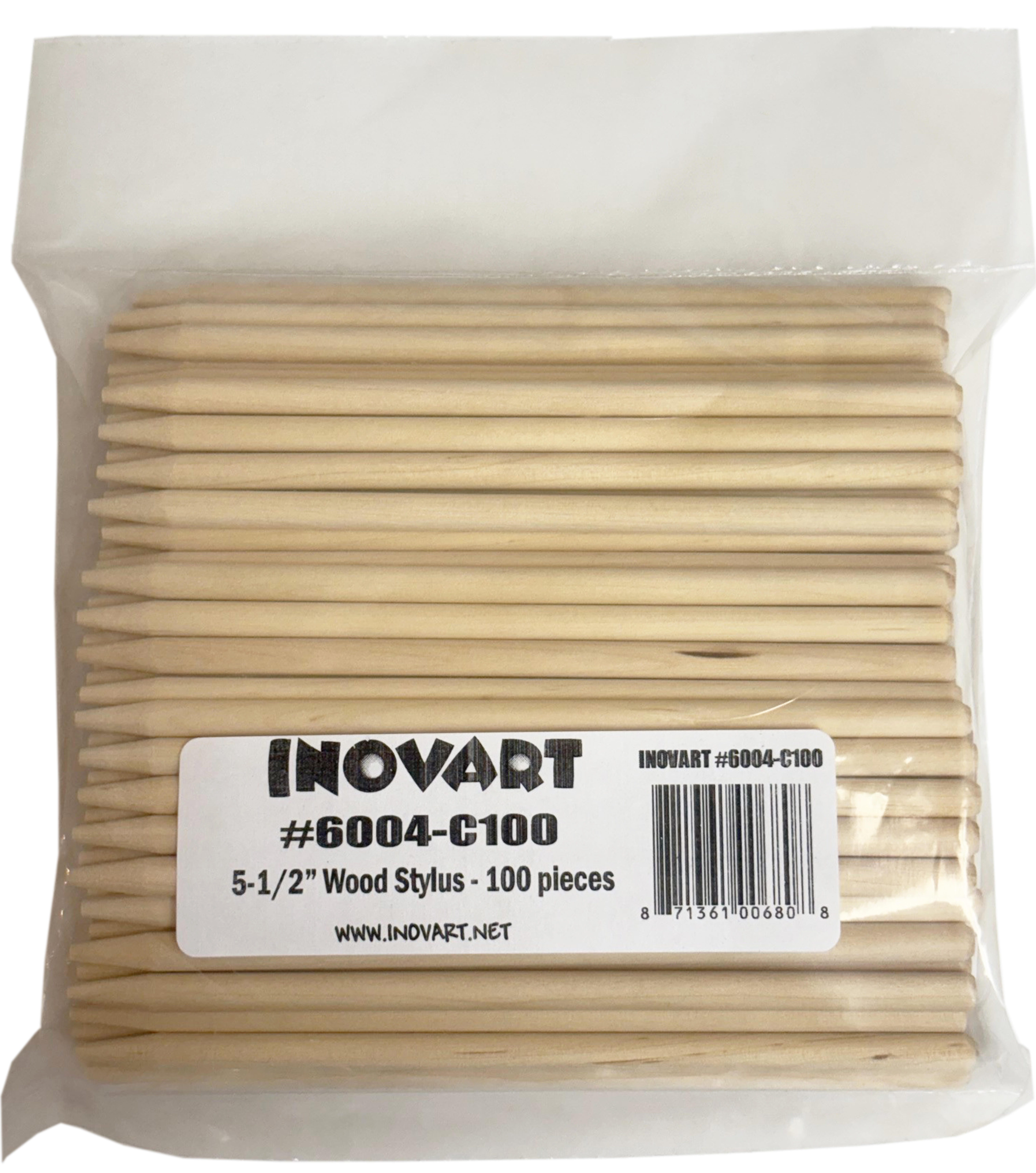 Image for Inovart Wooden Styluses, 5-1/2 Inches, Pack of 100 from School Specialty