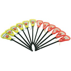 Image for Sportime Mini Lacrosse Stick and Ball, Yellow, 26 Inches from School Specialty