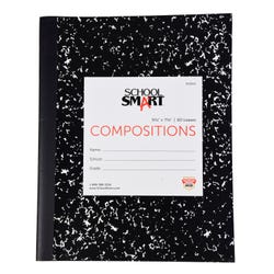 School Smart Flexible Cover Ruled Composition Book, 60 Sheets, 9-3/4 x 7-1/2 Inches 002052