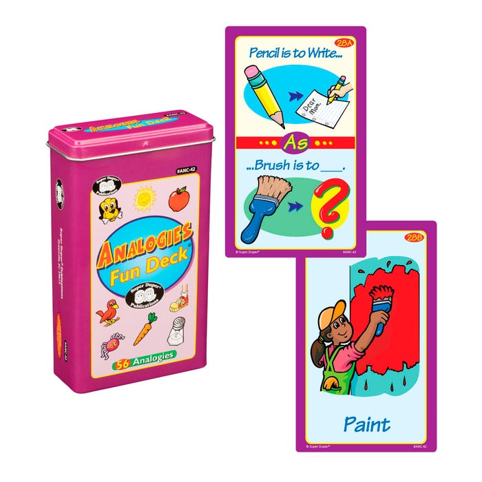 Super Duper Analogies Fun Deck