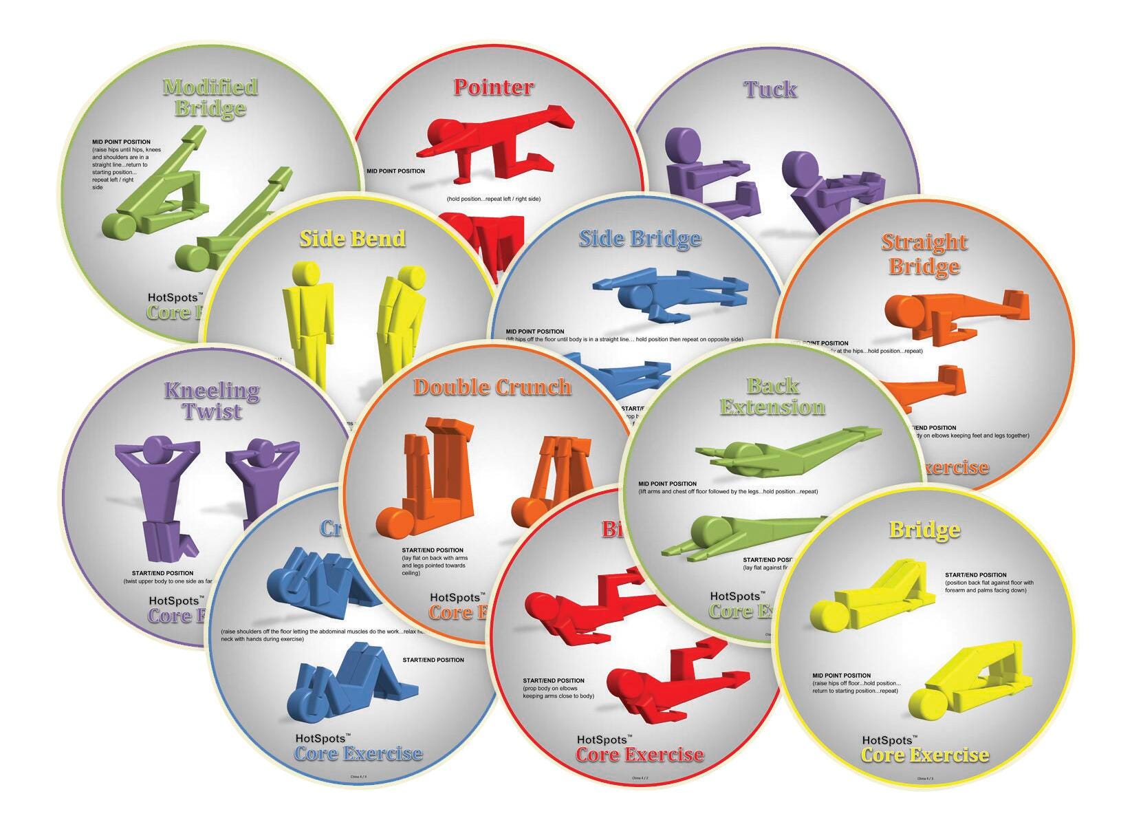 Spatial Awareness, Floor Spots, Wall Spots, Item Number 1284390