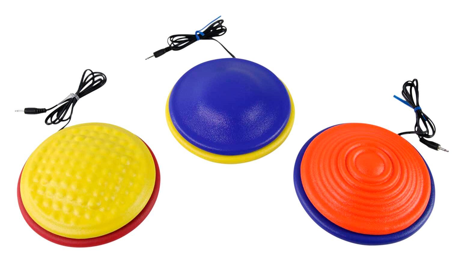 Image for Enabling Devices Saucer Switches, Set of 3 from School Specialty