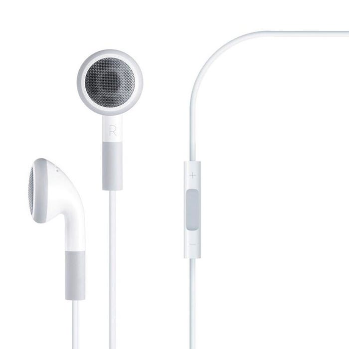HamiltonBuhl Earbuds with In-Line Microphone and Volume Control, White