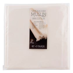 Jack Richeson Unbleached Muslin, 45 Inches x 5 Yards, Item Number 1590559