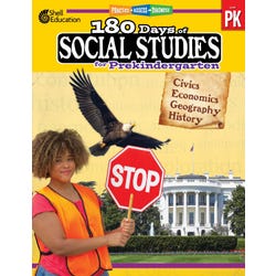 Shell Education 180 Days of Social Studies for Prekindergarten