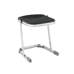 National Public Seating Elephant Z-Stool, 18 Inch Seat Height, Black 1366662