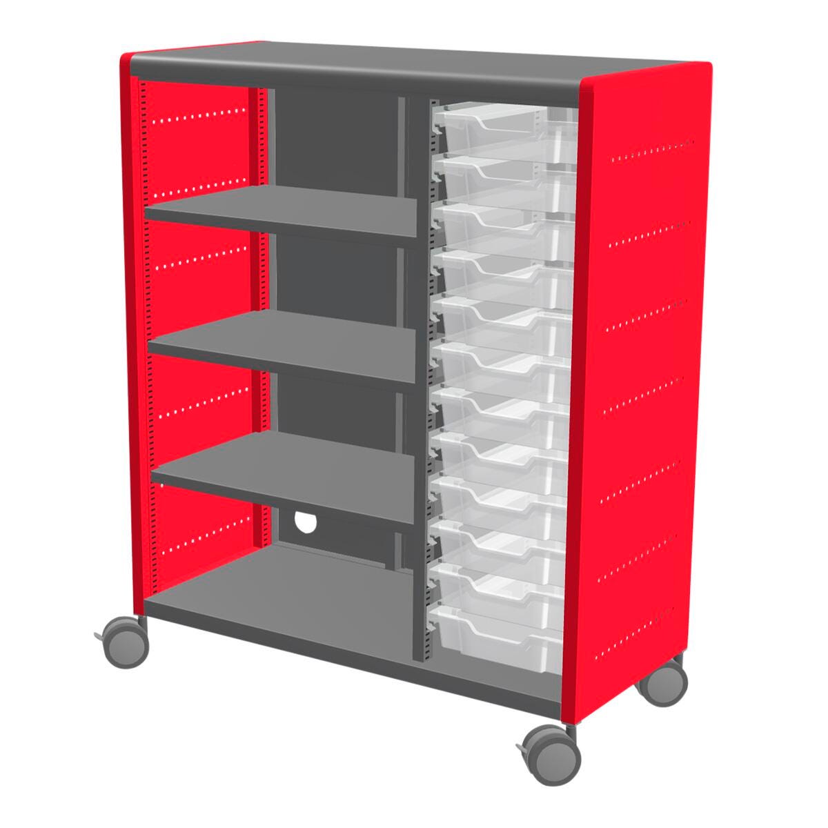 Image for Classroom Select Geode Tall Cabinet, Triple Wide from School Specialty