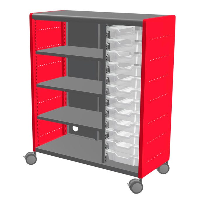 Classroom Select Geode Tall Cabinet, Triple Wide