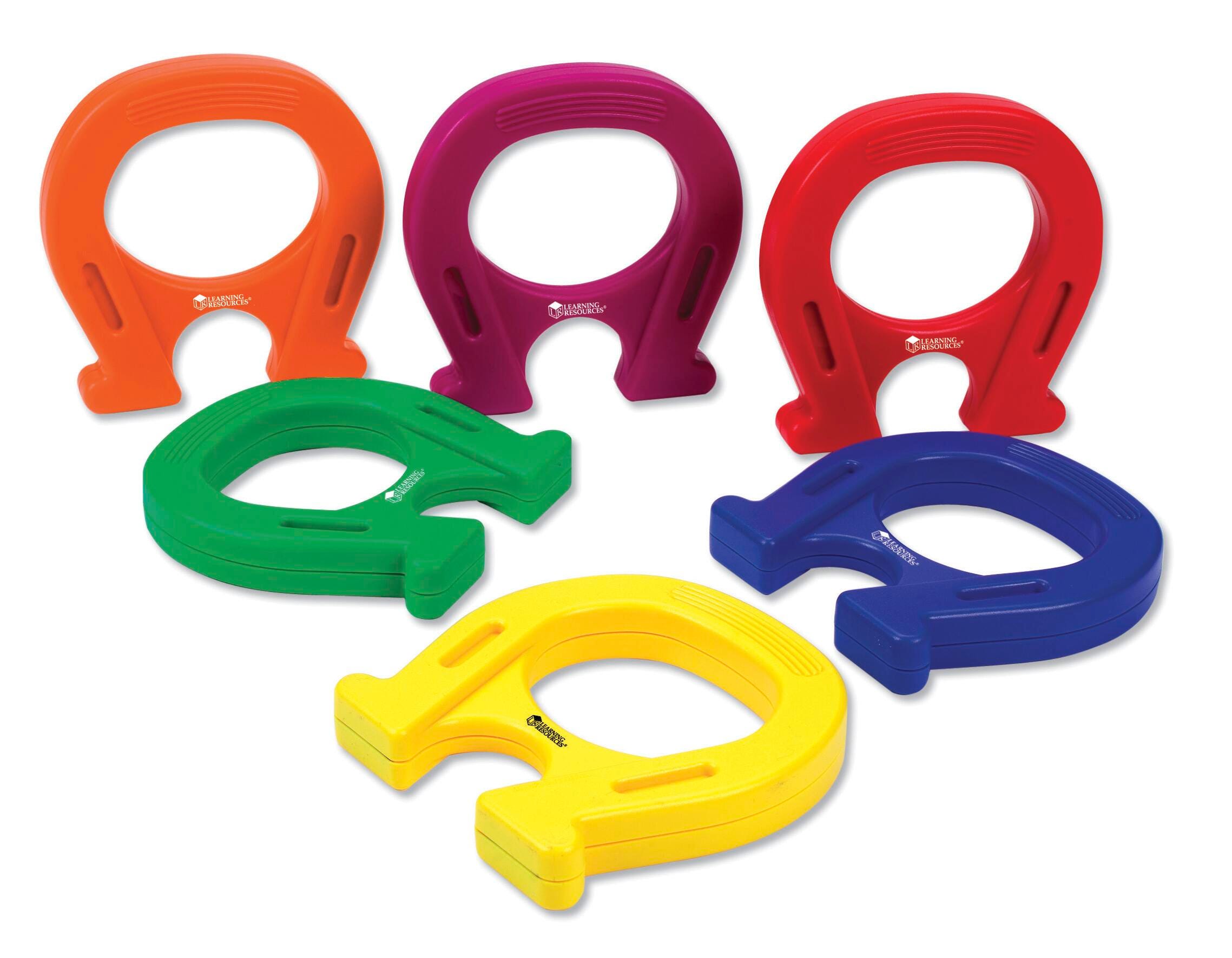 Learning Resources Primary Science Horseshoe Magnets, Set of 6 131-5765