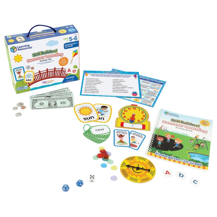 Learning Resources Skill Builders Summer Learning Activity Set Kindergarten to First Grade