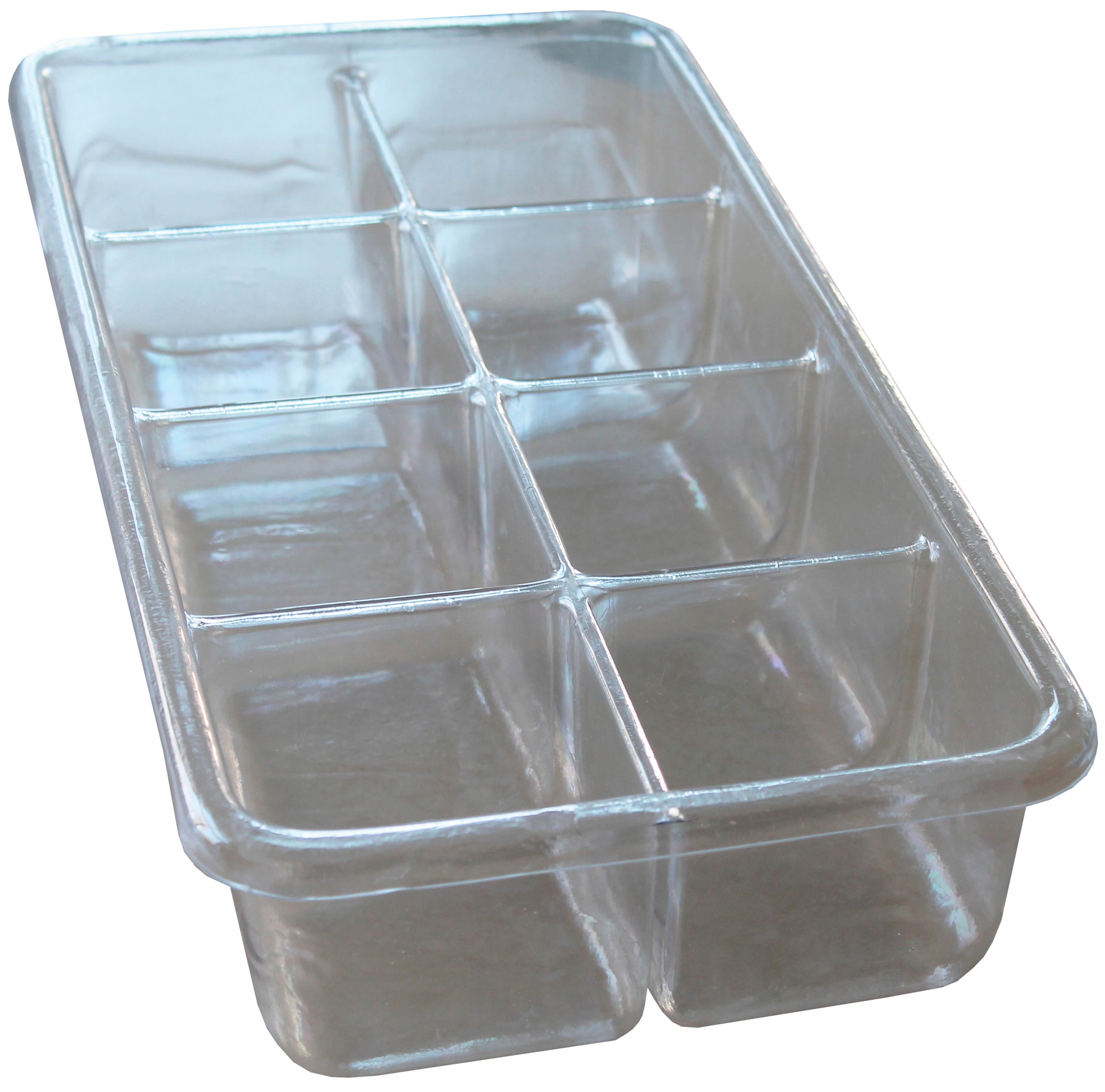 Shirley K's Storage Tray, 8 Compartment, 19 x 9-1/2 x 3-1/2 Inches, Clear 1463433