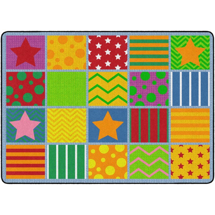 Flagship Carpets Silly Seating Carpet, Rectangle