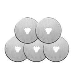 ZOID 28 mm Rotary Cutter Blade Refills, Pack of 5, Item Number 2105779