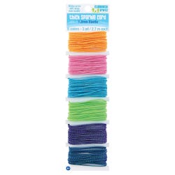 Image for Sulyn Thick Sparkle Elastic Cord, Assorted Colors, 18 Yards from School Specialty