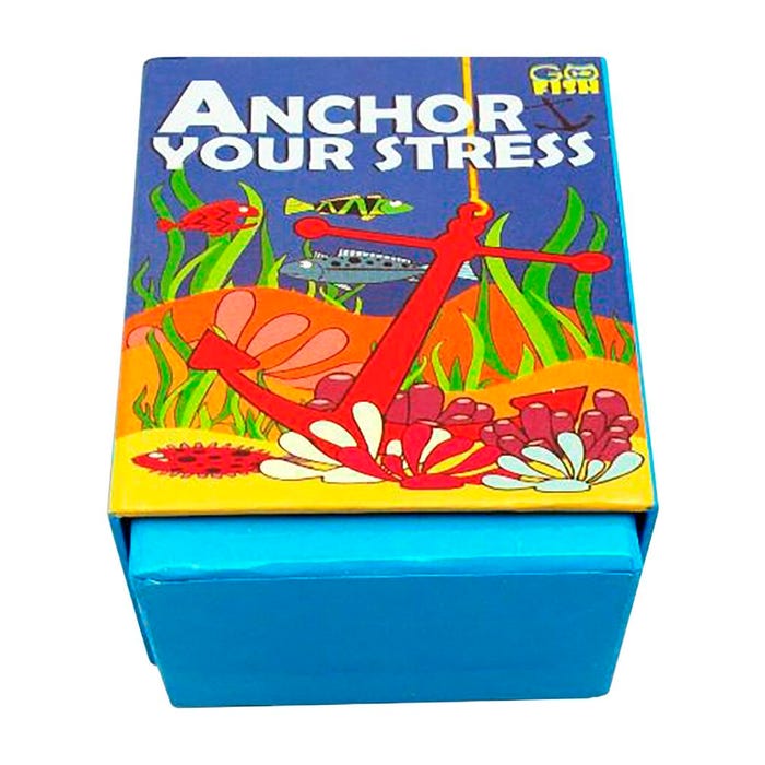 Franklin Learning Systems Go Fish: Anchor Your Stress Card Game, Grades K to 5