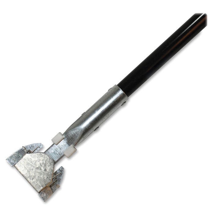 Genuine Joe Clip-On Dust Mop Steel Handle, 60 Inches, Black