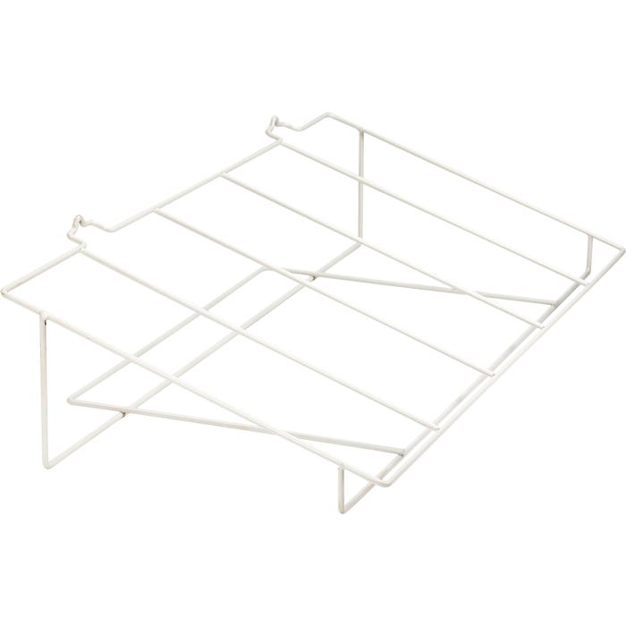 Storex Metal Shelf Rack for 5 Large Book Bins, 25-7/10 x 13-1/8 x 5-7/9 Inches, White