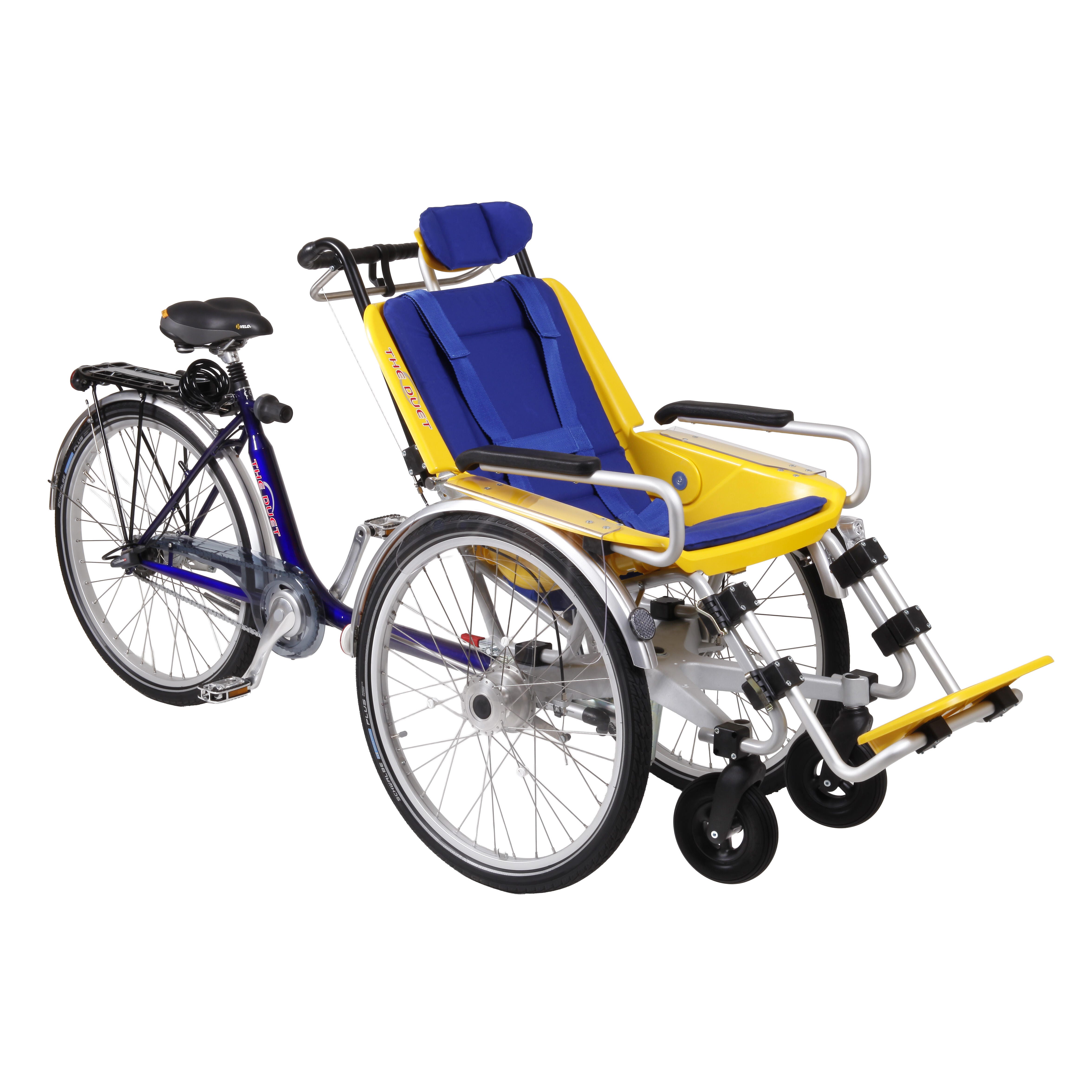 Duet Plus Wheelchair Bicycle with Handguards and Armrest 2212564