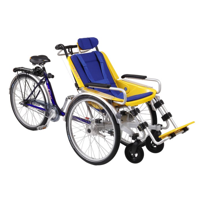 Mobility and Access Duet Plus Wheelchair Bicycle with Handguards and Armrest
