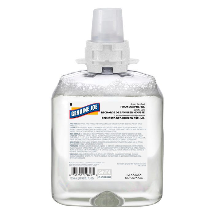 Genuine Joe Green Certified Soap Refill, 42.3 Ounces