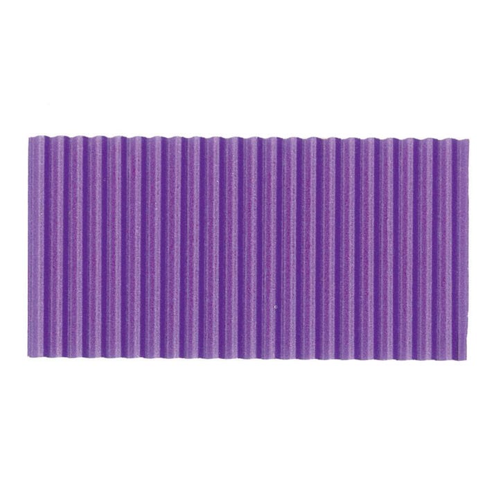 Corobuff Solid Color Corrugated Paper Roll, 48 Inches x 25 Feet, Violet