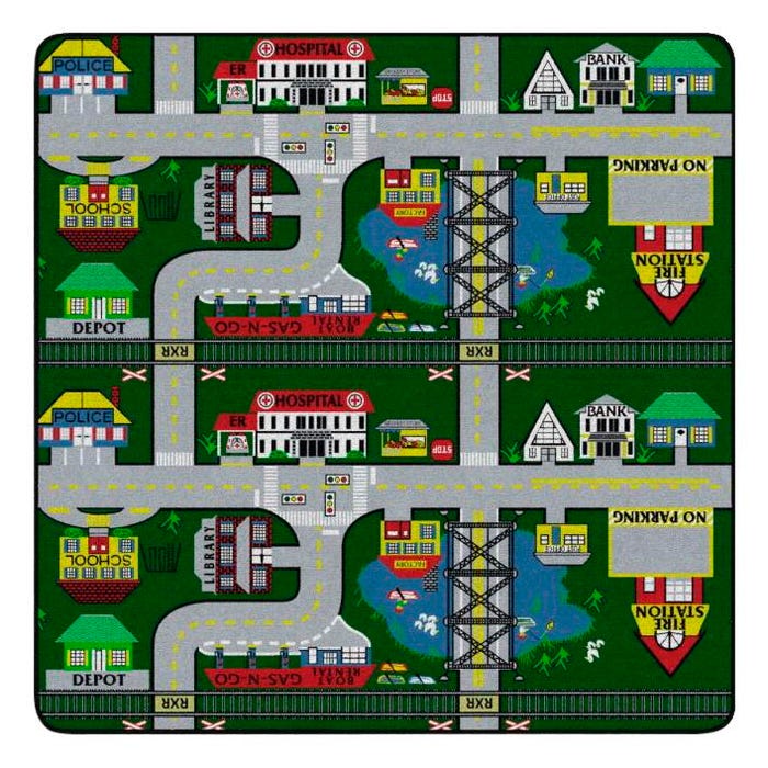 Flagship Carpets Places-To-Go Carpet, Square