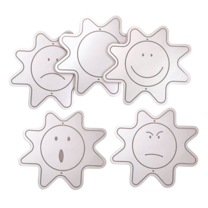Whitney Brothers Mood Mirrors, Pack of 5