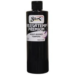 Sax Versatemp Premium Heavy-Bodied Tempera Paint, 1 Pint, Black 1592700
