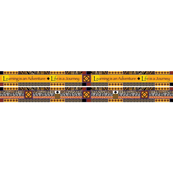 Barker Creek Africa Say-It Double Sided Border, 3 x 35 Inches, Pack of 12