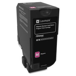 Lexmark Ink Toner Cartridge, 74C1SM0, Magenta