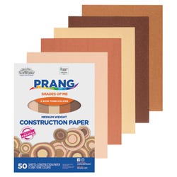 Prang Shades of Me Multi-Cultural Construction Paper, 9 x 12 Inches, Assorted Colors, 50 Sheets 409340