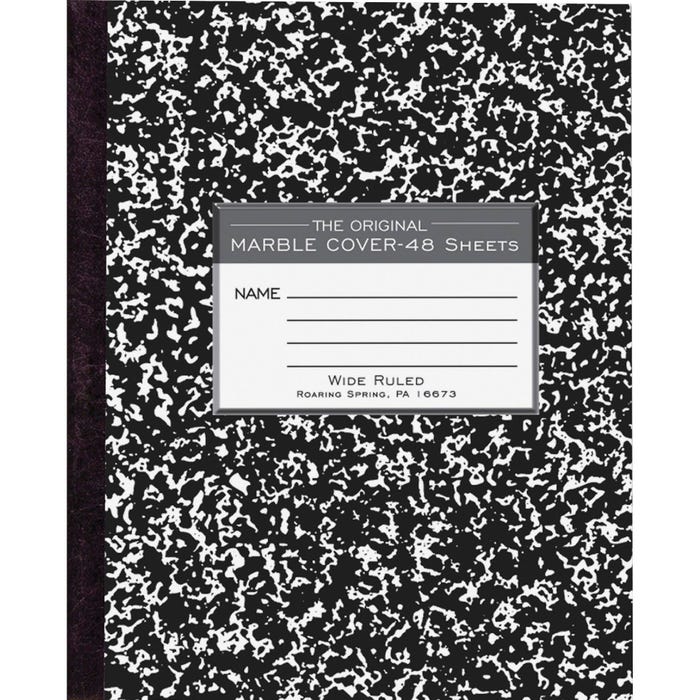 Roaring Spring Composition Book, 7 x 8-1/2 Inches, Flexible Cover, 48 Sheets