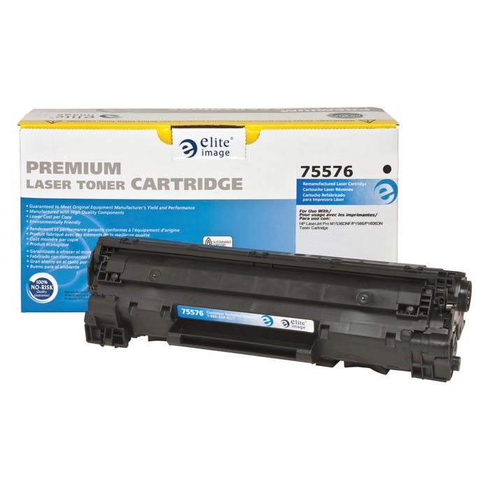 Elite Image Remanufactured Toner Cartridge for HP CE278A, Black