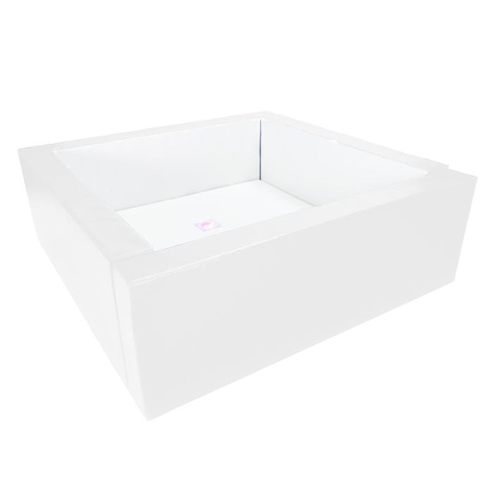 Snoezelen Illuminated Ballpool, Small, 57 x 57 Inches, White